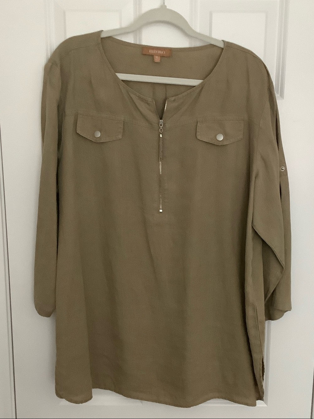 Ellen Tracy Linen Tunic